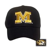NCAA FITTED CAP HAT MISSOURI TIGERS BLACK SIZE 6 7/8