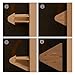 ilovebaby Home Safety Baby Set,Pack of 2 White Sliding Closet Door Locks,Window lock,Prevent Pinching Fingers,and Pack of 5 Black Baby Proofing Cabinet Latches, Universally Works on Any Knob
