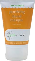Earth Science Mint Tingle Masque, 4-Ounce Tubes (Pack of 2)