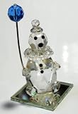Clown with Balloon Made with Swarovski Crystal