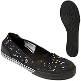 Etnies Ladies Zelda Shoes - Black/Glam, UK 7 (EUR 40/US 9.5)