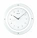 Seiko Wall Quiet Sweep Second Hand Clock Curved Glass Crystal Black Dial #QXA314WL