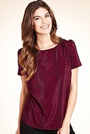 Round Neck Animal Print Top