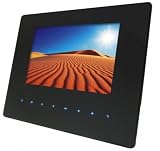 Braun DigiFrame 7000SLT Digitaler Bilderrahmen (18 cm (7 Zoll) LCD-Display, 16:10, Super-Slim-Design (9mm) mit Touch-Sensoren, Acrylglas) schwarz