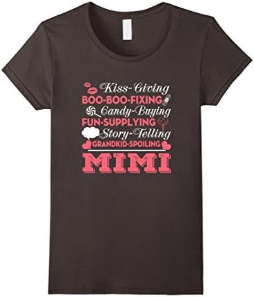 Women's I Am A Proud Mimi Mimi Shirts Large Asphalt