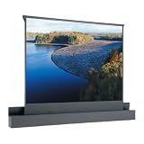 Da-Lite Floor Mounted 120 Diagonal Video Format Commercial Electric Screen with High Power Fabric