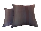Newport Layton Home Fashions 2-Pack Halo Stripe Pillow, Grape