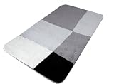 Produkt-Bild: Ridder 7174000-350 Teppich ca. 70 x 120 cm, Pisa, schwarz, 100% Polyacryl