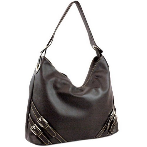 Dasein Women's Fashion Soft Leather Like Hobo Bag Handbag -Black Dasein Women's Fashion Soft Leather Like Hobo Bag Handbag -Black