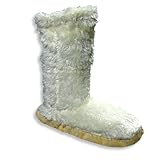 Capelli - Ladies Slipper Boot, Ivory, Tan