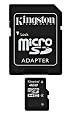 Kingston 4 GB microSDHC Class 4 Flash Memory Card SDC4/4GB