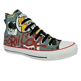 Converse 132178 X Gorillaz CT Graffiti All Star Hi Unisex Canvas Trainers