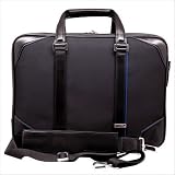 Textured Nylon Open Expandable Zipper Brief in Black