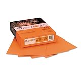 Boise Fireworx Color Copy/Laser Paper, 24 lb, Letter Size (8.5 x 11), Combustible Orange, 500 Sheets (MP2241-TE)