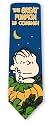 THE GREAT PUMPKIN IS COMING Peanuts Microfiber Necktie Gift Tie