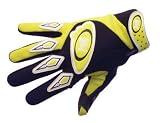 Savage Flite BMx Mountain Bike Full Finger Gloves Yellow Medium
