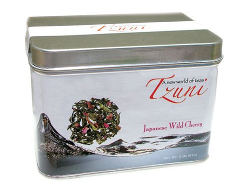 Tzuni Tea Loose Tea Collection: Japanese Wild Cherry, Green Tea, White Tea, Cherry Stone... by Tzuni Tea