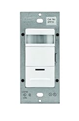 Leviton IPP15-1LW Decora Manual-On Occupancy Sensor, Single Pole, 3-Way or More Applications, 180-Degree Field of View, White