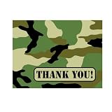 Camo Thank You Cards (8 count)