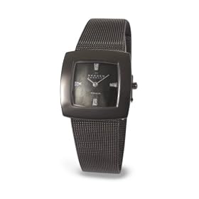Skagen Women's Titanium Mesh Silver-Tone Watch #570STM