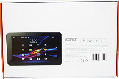 Qjo Qpad Q7 Tablet Pc Google Android 4.4 Kitkat, 1.2ghz Dual Core Processor/ 8gb Storage, Usb Port / 3g Gongle (WHITE)
