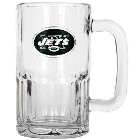 NFL New York Jets 20-Ounce Root Beer Style Mug - Primary Logo
