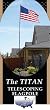 15' Telescoping Silver TITAN Flagpole w/ Flag