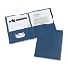 Avery Two-Pocket Dark Blue Folders (47985)