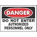 10x14 Do Not Enter Sign