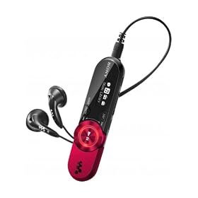 Sony NWZB163 B Series Music Clip Walkman 4GB - Red