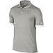Nike Golf Icon Solid Polo (Pewter Grey/White) L