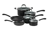 T-fal E938SA74 Professional Nonstick 10-Piece Cookware Set, Black