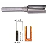 Milwaukee 48-23-7144 1/2 by 4-3/8-Inch Straight Router Bit with 1/2-Inch Shank
