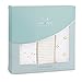 aden + anais Metallic Swaddle Baby Blanket, 100% Cotton Muslin, Large 47 X 47 inch, 3 Pack, Gold