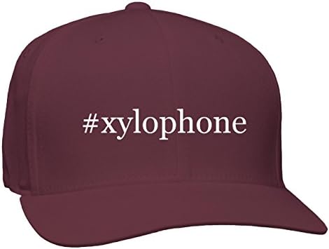 #xylophone - Adult Baseball Cap Hat, Maroon, Large/X-Large