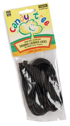 Candy Tree Organic Licorice Laces, Wheat-Free, Gluten-Free, 2.6-Ounce Packages (Pack of 12)