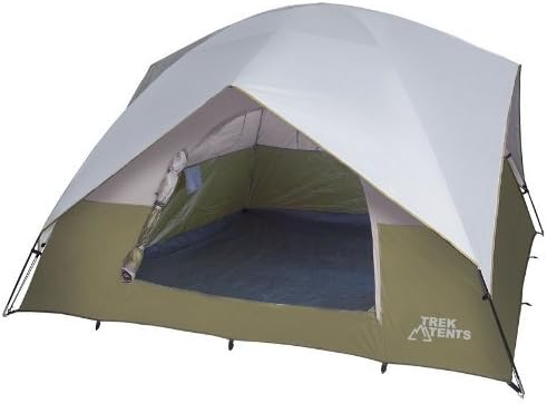 Trek Tents 218 Polyester Taffeta 6 Person Family Dome 10' x 10' Tent