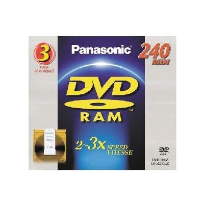 Panasonic 3x DVD-RAM Double-Sided Media (LM-AD240LU3)