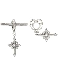 Storywheel® Cross Dangle Bead / Charm in 925 Sterling Silver