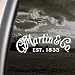 CF MARTIN And COMPANY GUITAR Decal Window Sticker