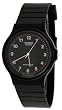 Casio #MQ24-1B Men's Casual Rubber Strap Analog Watch