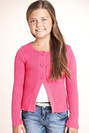Pure Cotton Plain Ribbed Cardigan