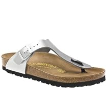 Birkenstock Gizeh - 3 Uk - Silver - Man Made