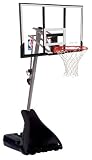 Spalding 67321 Portable Basketball System with 48-Inch PolyCarbonate Backboard