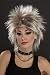 80's Punk Rock Idol - Mixed Blonde Costume Wig