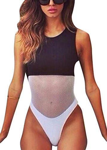 MISHI Women's New Summer Sexy Splicing Prom Nightclub Bandage Dress S
