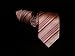 Jacquard Silk Tie Mitla Fret in Pink