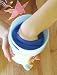 Munchie Mug - The New Spill Resistant Snack Cup for Toddlers. Made in the USA. - BPA Free. FDA compliant materials. - Blue Top