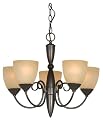 Hardware House 543728 Berkshire 21-Inch by 18-Inch Chandelier Oil Rubbed Bronze