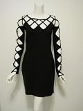 Temperley womens love cut out dress